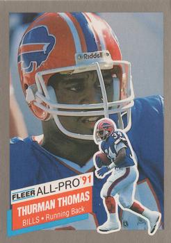 1991 Fleer - All-Pro '91 #26 Thurman Thomas Front