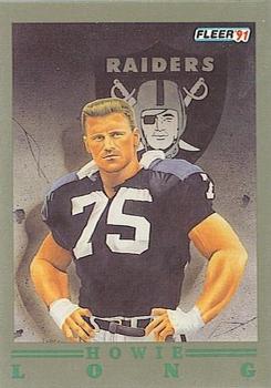 1991 Fleer - Pro-Visions #10 Howie Long Front