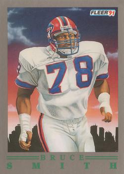 1991 Fleer - Pro-Visions #8 Bruce Smith Front