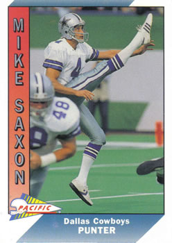 1991 Pacific #105 Mike Saxon Front
