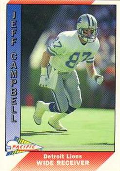 1991 Pacific #133 Jeff Campbell Front