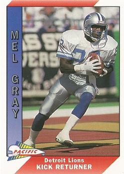 1991 Pacific #137 Mel Gray Front