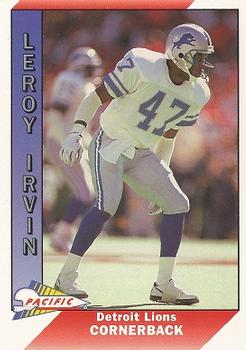 1991 Pacific #138 LeRoy Irvin Front
