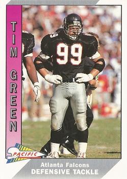 1991 Pacific #13 Tim Green Front