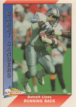 1991 Pacific #1 Barry Sanders Front