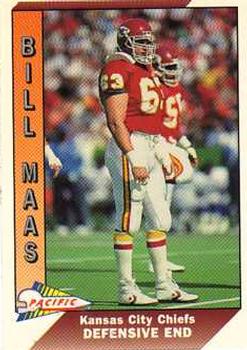 1991 Pacific #211 Bill Maas Front