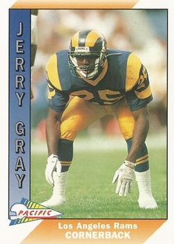1991 Pacific #252 Jerry Gray Front