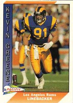 1991 Pacific #253 Kevin Greene Front