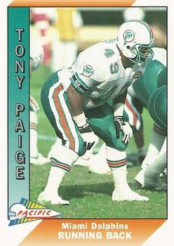 1991 Pacific #272 Tony Paige Front