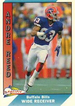 1991 Pacific #27 Andre Reed Front