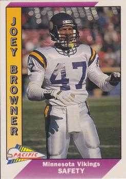 1991 Pacific #284 Joey Browner Front