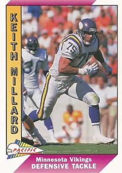 1991 Pacific #295 Keith Millard Front