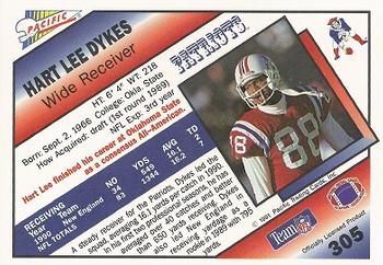 1991 Pacific #305 Hart Lee Dykes Back
