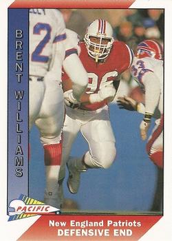 1991 Pacific #317 Brent Williams Front