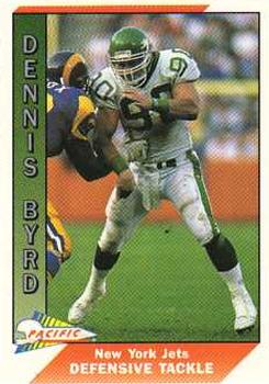 1991 Pacific #363 Dennis Byrd Front
