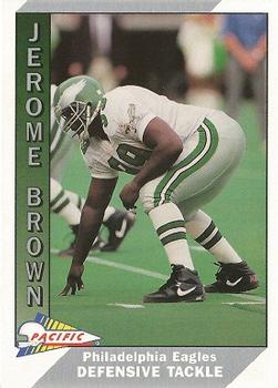 1991 Pacific #383 Jerome Brown Front