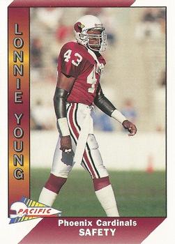 1991 Pacific #418 Lonnie Young Front