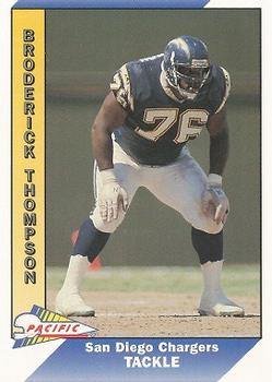 1991 Pacific #454 Broderick Thompson Front