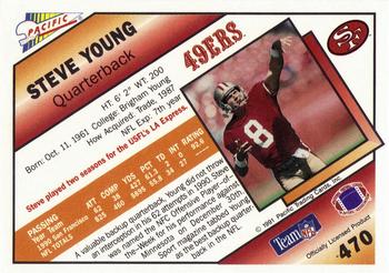 1991 Pacific #470 Steve Young Back