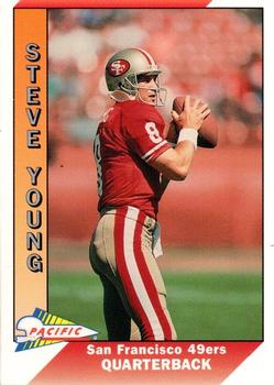 1991 Pacific #470 Steve Young Front