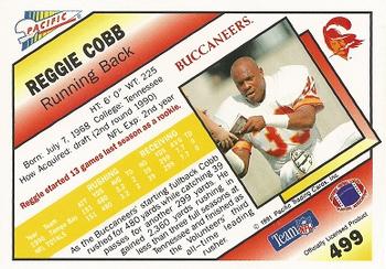 1991 Pacific #499 Reggie Cobb Back