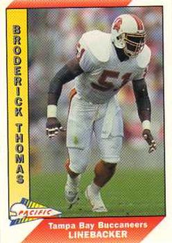 1991 Pacific #514 Broderick Thomas Front