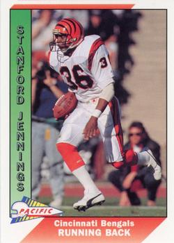 1991 Pacific #69 Stanford Jennings Front