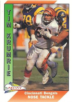 1991 Pacific #70 Tim Krumrie Front