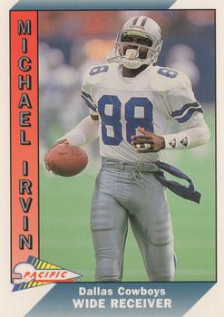 1991 Pacific #97 Michael Irvin Front
