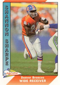 1991 Pacific #126 Shannon Sharpe Front