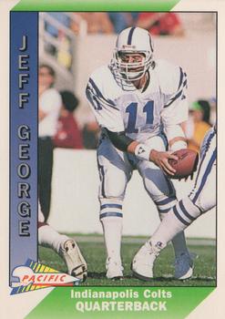 1991 Pacific #193 Jeff George Front