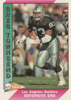 1991 Pacific #241 Greg Townsend Front