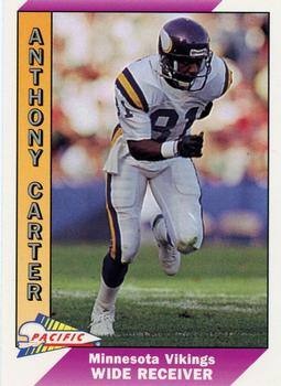 1991 Pacific #285 Anthony Carter Front