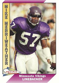 1991 Pacific #294 Mike Merriweather Front