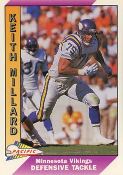 1991 Pacific #295 Keith Millard Front