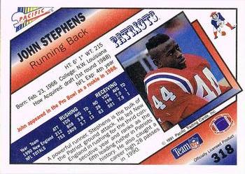 1991 Pacific #318 John Stephens Back