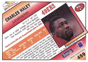 1991 Pacific #459 Charles Haley Back
