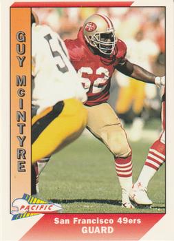 1991 Pacific #463 Guy McIntyre Front