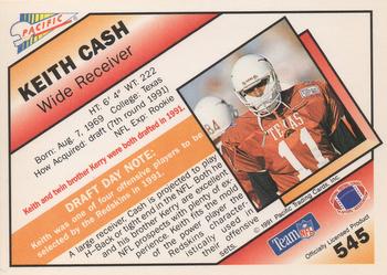 1991 Pacific #545 Keith Cash Back