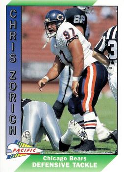 1991 Pacific #562 Chris Zorich Front
