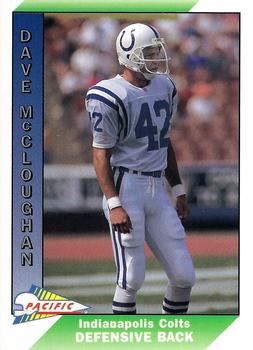 1991 Pacific #593 Dave McCloughan Front