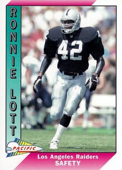 1991 Pacific #602 Ronnie Lott Front