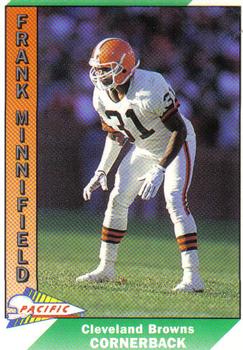 1991 Pacific #84 Frank Minnifield Front