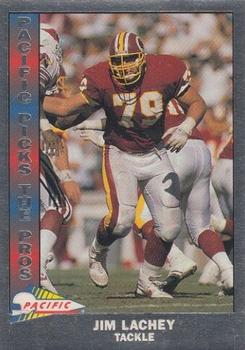 1991 Pacific - Pacific Picks the Pros Silver #5 Jim Lachey Front