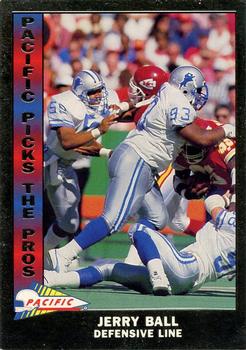 1991 Pacific - Pacific Picks the Pros Silver #14 Jerry Ball Front