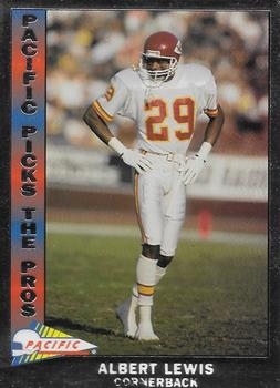 1991 Pacific - Pacific Picks the Pros Silver #21 Albert Lewis Front