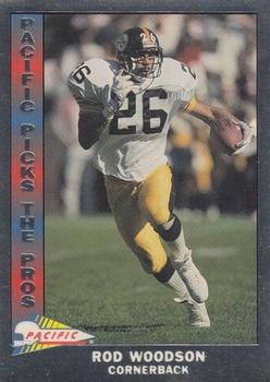 1991 Pacific - Pacific Picks the Pros Silver #22 Rod Woodson Front