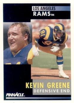 1991 Pinnacle #128 Kevin Greene Front
