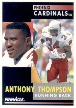 1991 Pinnacle #134 Anthony Thompson Front