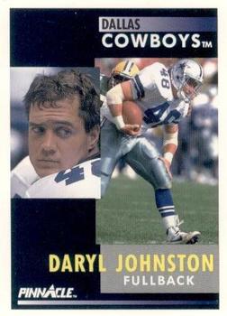 1991 Pinnacle #157 Daryl Johnston Front